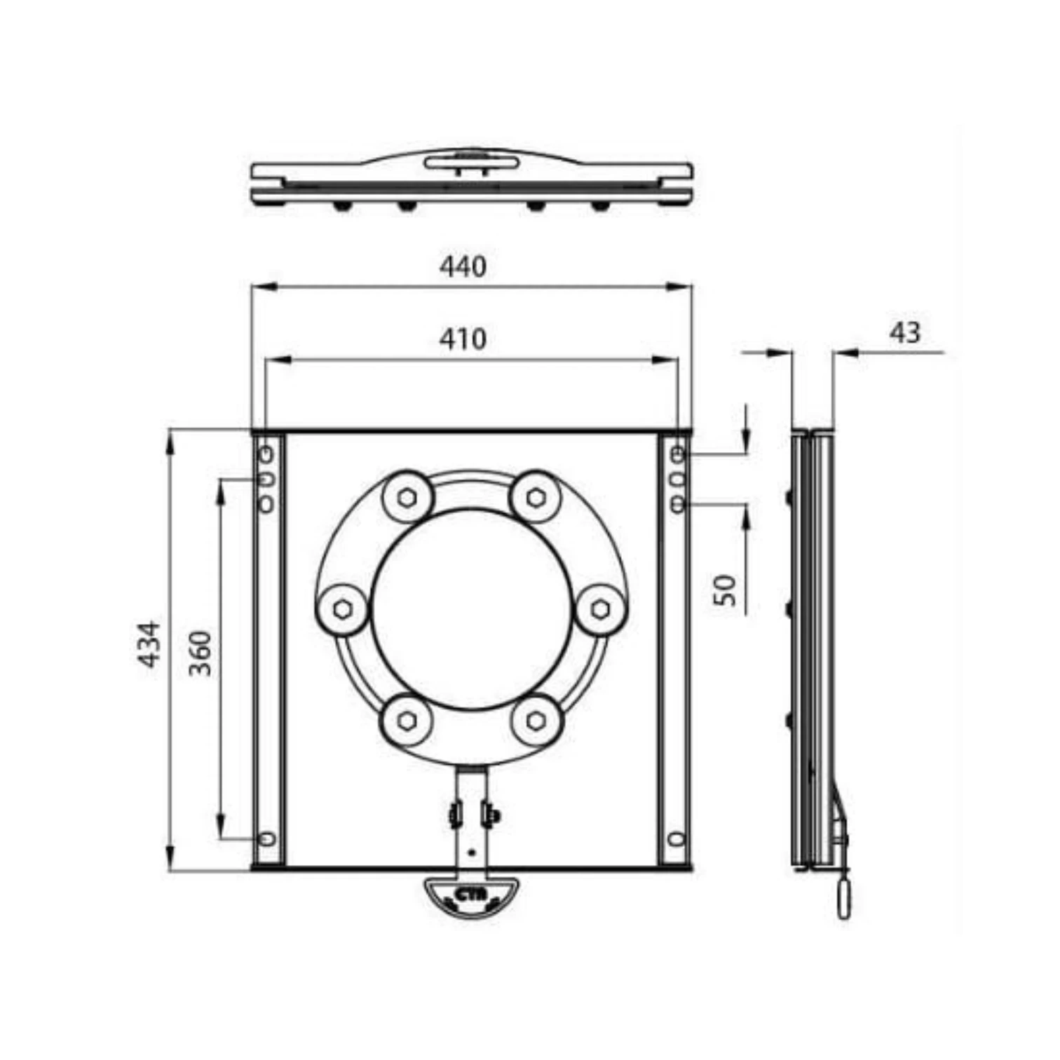 CTA Genuine SEAT SWIVEL BASE 2007 ON Peugeot Boxer Fiat Ducato Citroen Relay X250 X290 Proace Movano 2021+ motorhome camper 32852 - Image 3