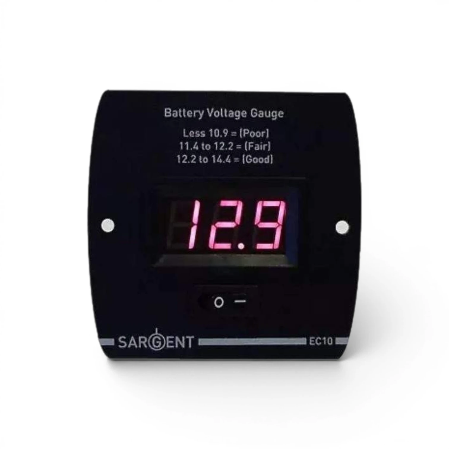 Sargent EC10 12v Battery voltage monitor level indicator Caravan or Motorhome
