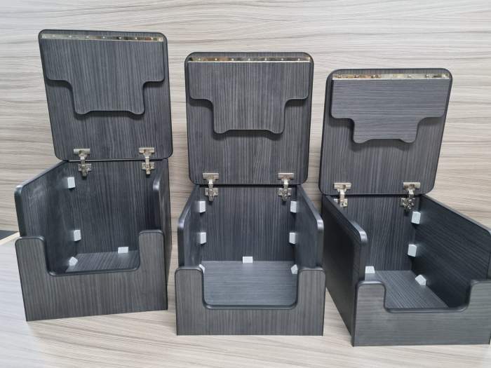 Black Hacienda Camper Toilet Storage Box For Thetford 135 & 335 Porta potti Buddy seat Boom Box - Image 7