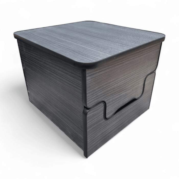 Black Hacienda Camper Toilet Storage Box For Thetford 135 & 335 Porta potti Buddy seat Boom Box - Image 2