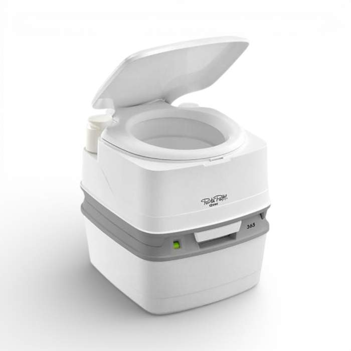 THETFORD PORTA POTTI QUBE 365 portable chemical loo suits tents camper t5 t6 vw
