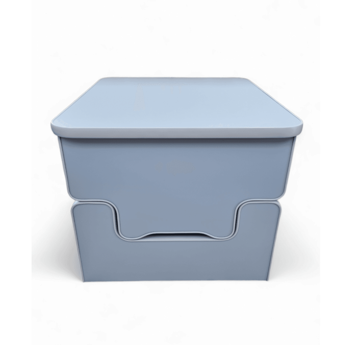 DENIM BLUE Camper Toilet Storage Box For Thetford 135 and 335 Porta potti Buddy seat Boom Box t5 t6