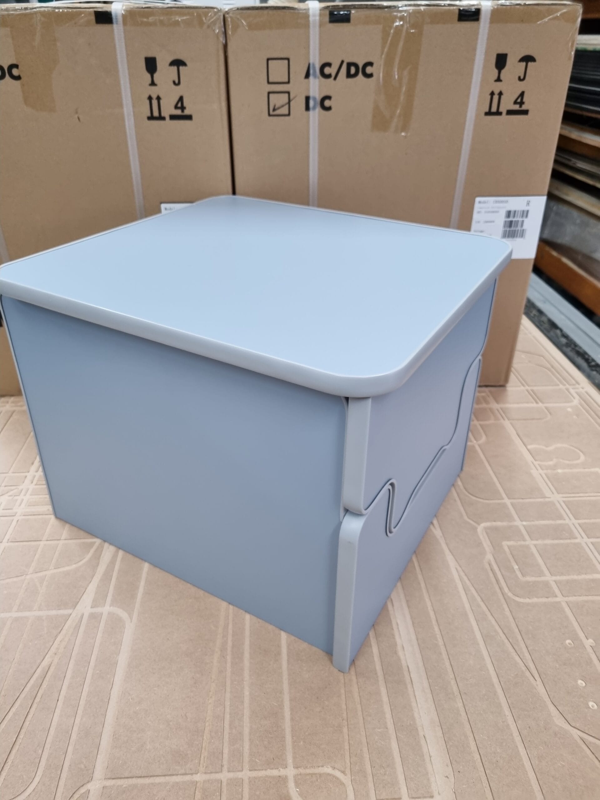 DENIM BLUE Camper Toilet Storage Box For Thetford 135 and 335 Porta potti Buddy seat Boom Box t5 t6 - Image 3
