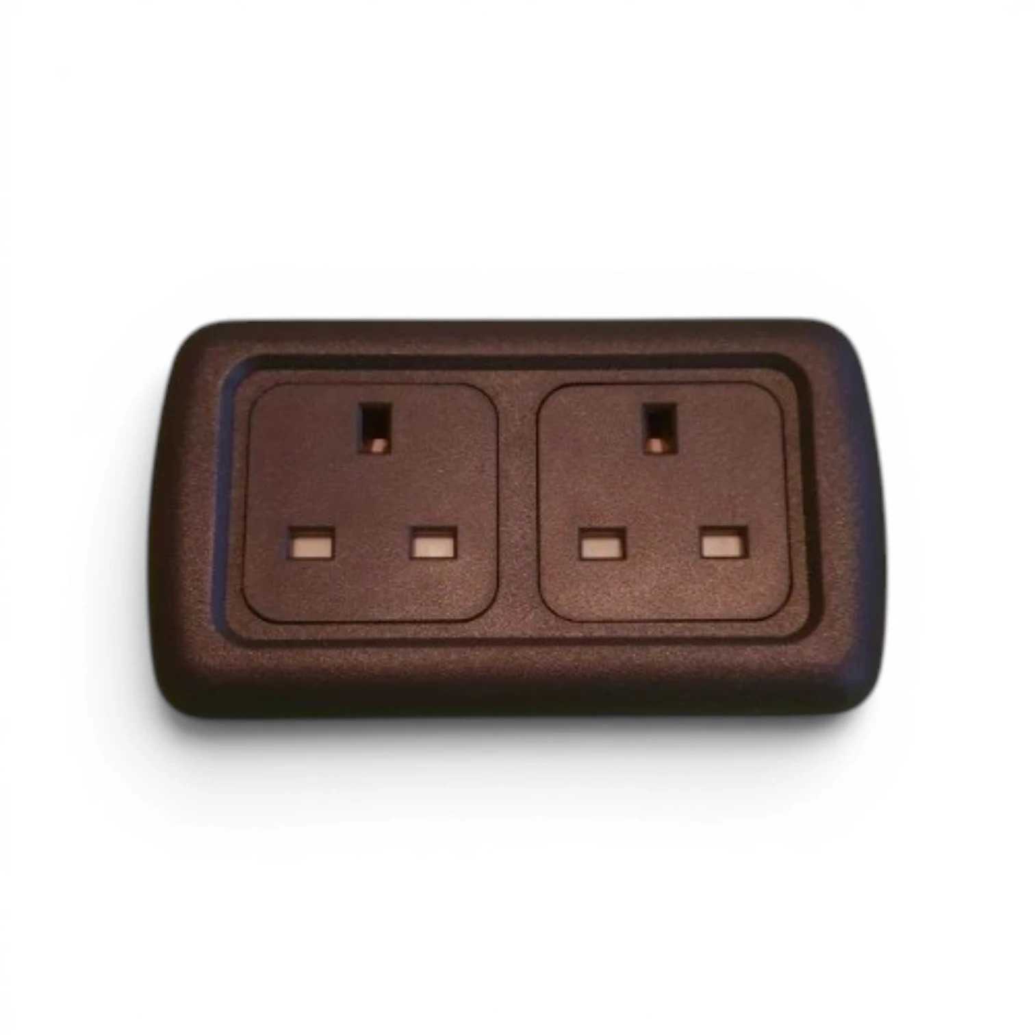 CBE 240v 3 PIN 13A Twin plug Sockets GREY Camper RV