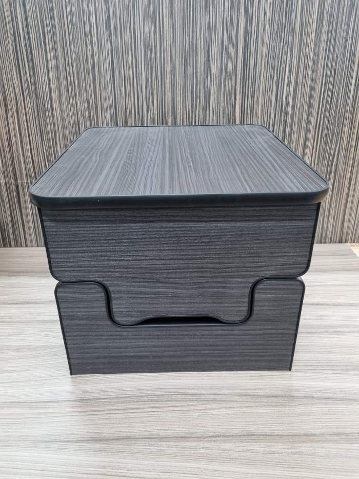 Black Hacienda 165 & 365 Camper Toilet Storage Box For Thetford Porta potti seat t5 t6 - Image 2
