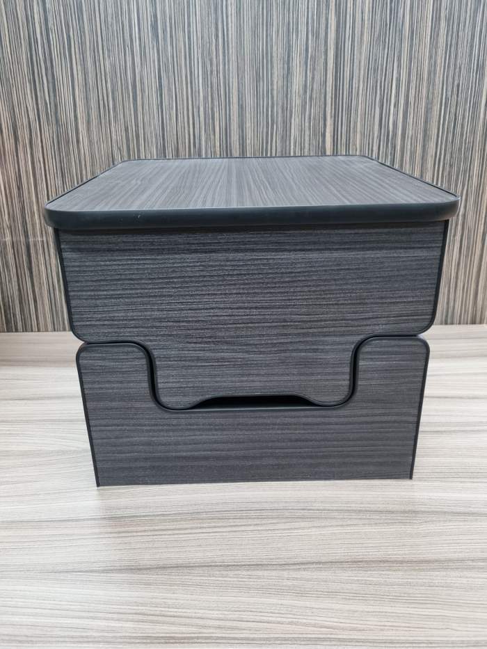Black Hacienda 165 & 365 Camper Toilet Storage Box For Thetford Porta potti seat t5 t6 - Image 3