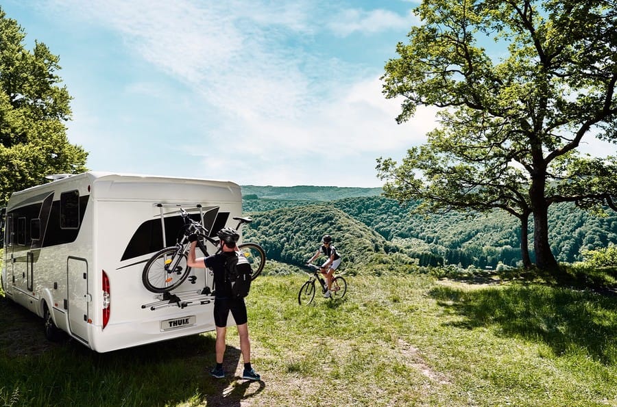 THULE Excellent Standard Silver Motorhome Bike Rack 2 bike 60kg - Image 5