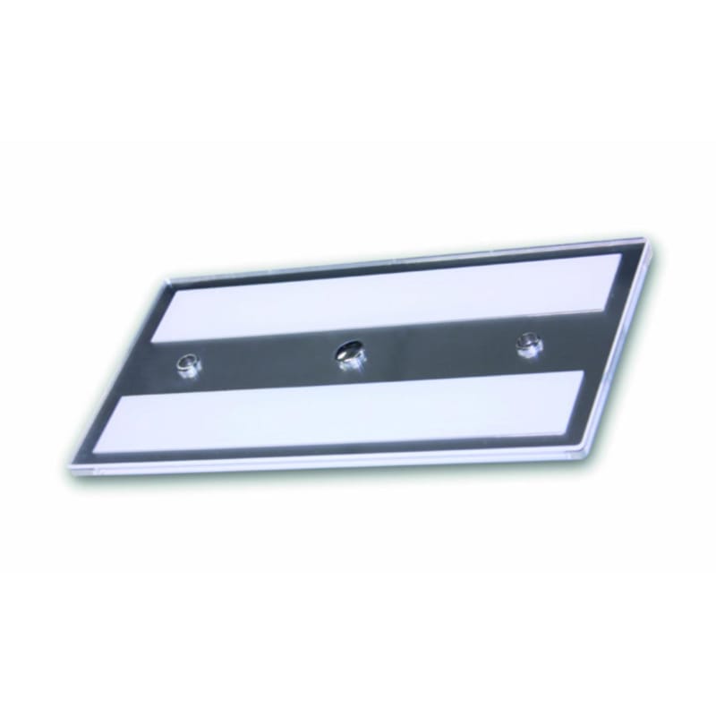 Dimatec Rectangular Slim Touch Dimmable Ceiling Light 12V 6.3W 12 LED White and blue light