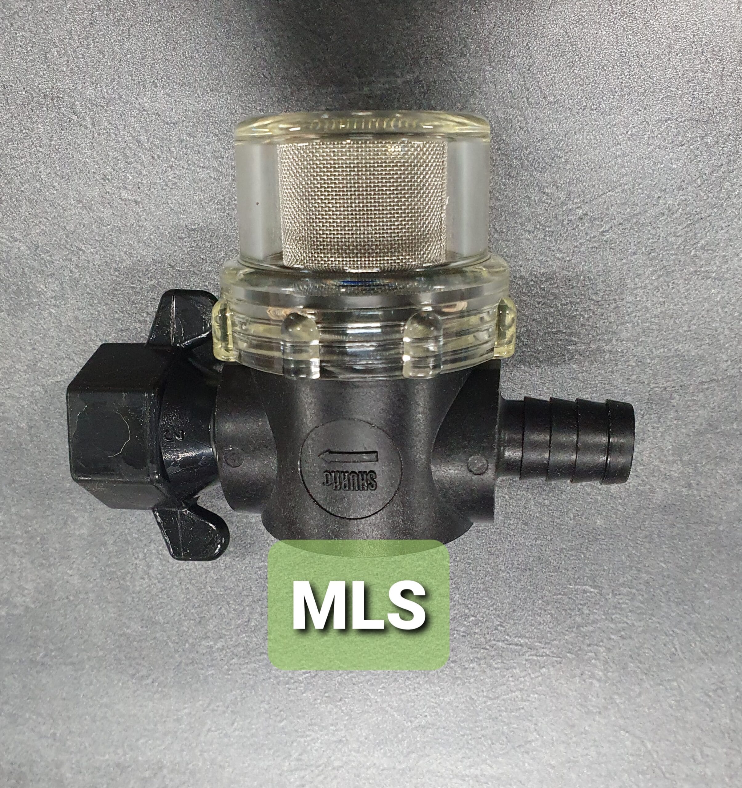 Shurflo Inline Strainer Filter BSP to Barb end 255-225ml