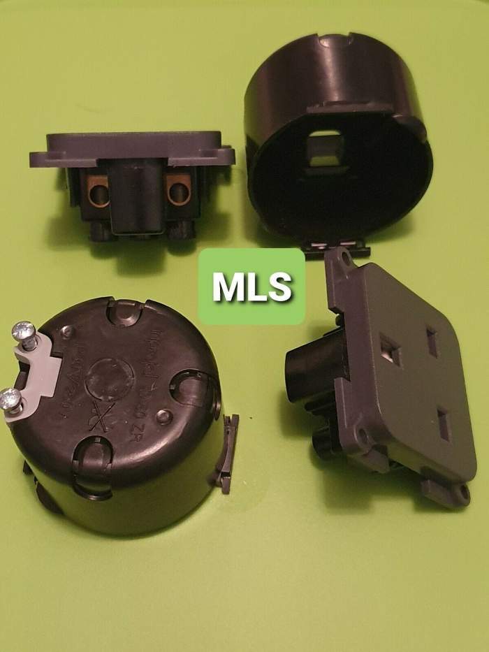 Twin CBE 240v 3 PIN 13A 2x plug Sockets GREY - Image 4