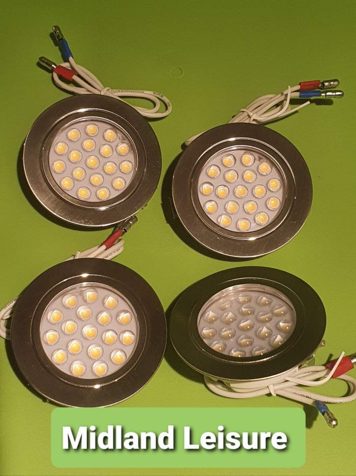 Dimatec 12v Recessed 18 LED 1.2w Touch Control Light Nickel - Image 3