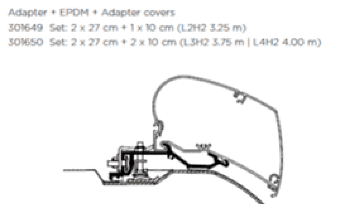 Thule Sprinter Adaptor Series 6
