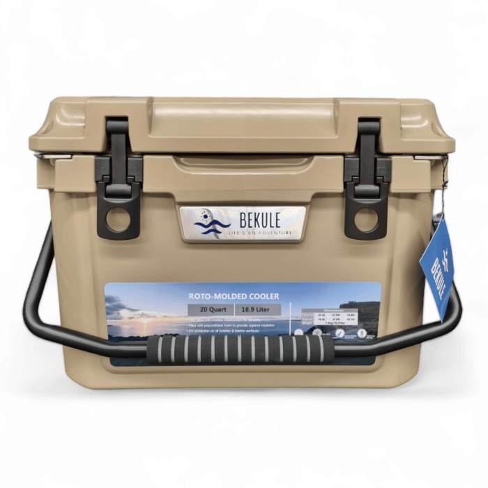 BEKULE 20 Coolbox SAND Cooler Insulated -Built for any Adventure