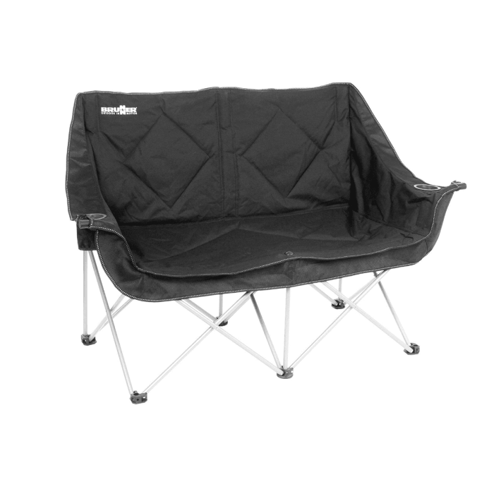 Brunner Action Black Foldable Two Seater Double Sofa 200kg!