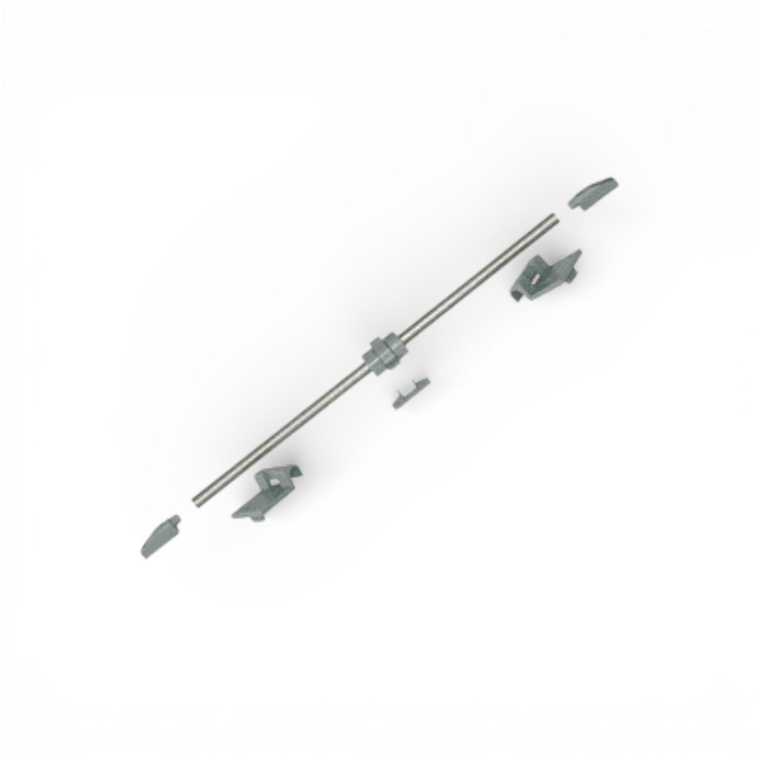 Sliding rail 950mm for demountable table Stainless Steel Rail length: 900 mm