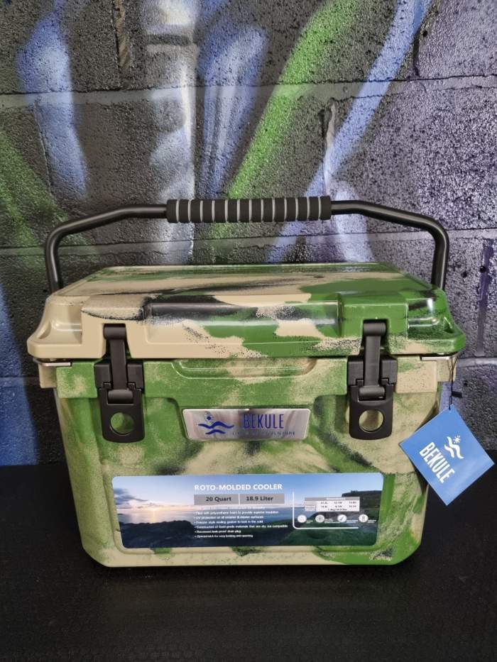BEKULE 20 Coolbox ARMY CAMO Cooler Insulated -Built for any Adventure - Image 3