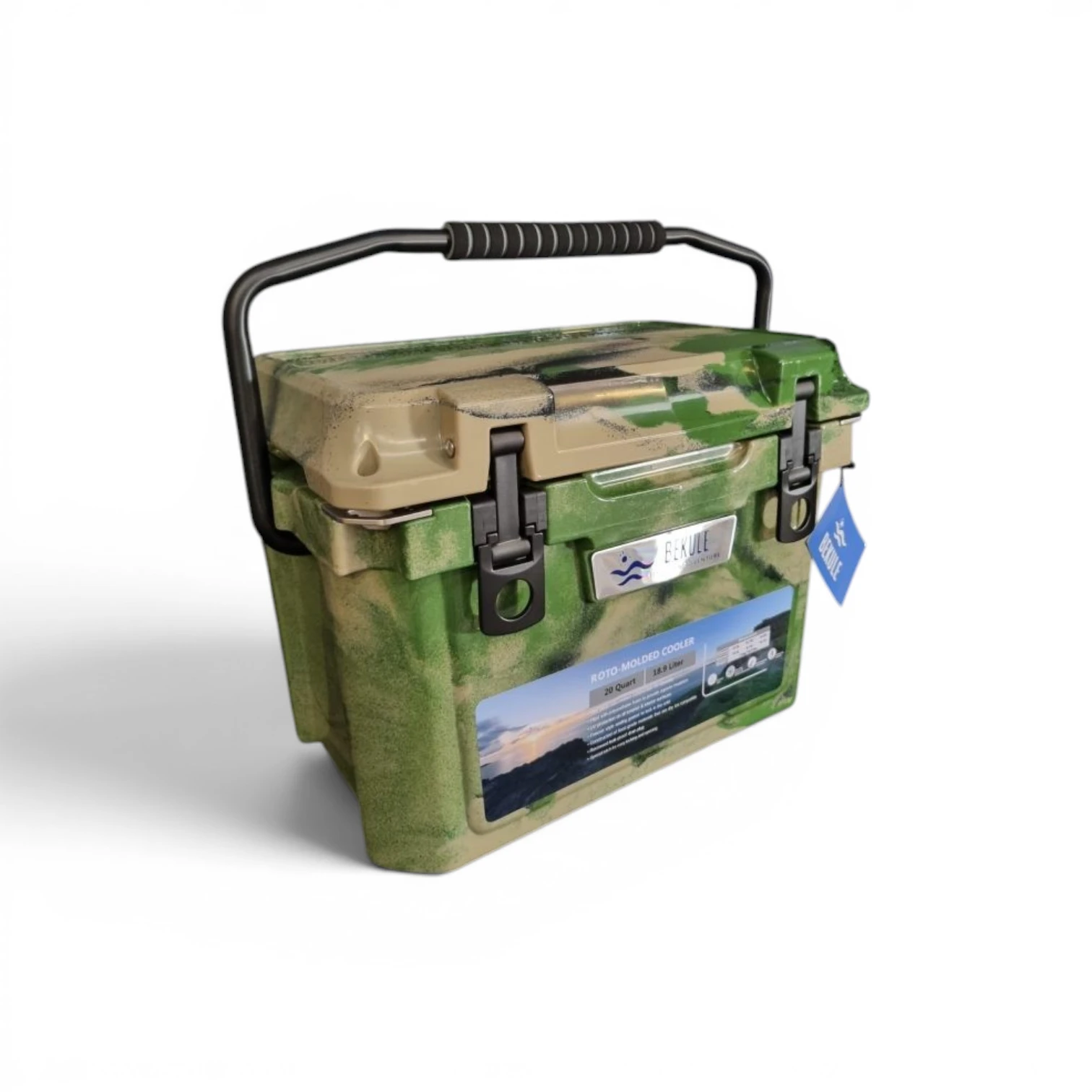 BEKULE 20 Coolbox ARMY CAMO Cooler Insulated -Built for any Adventure - Image 4