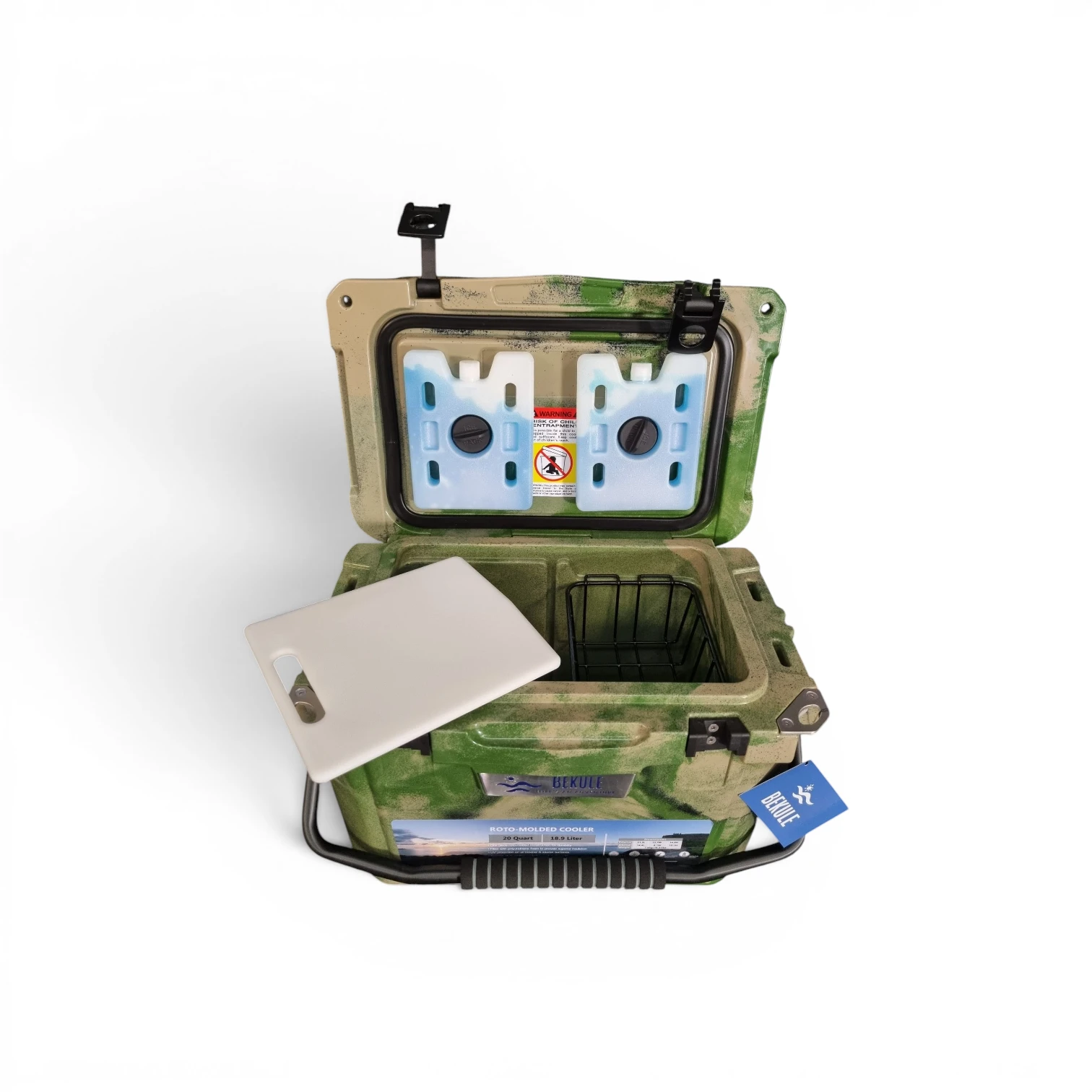 BEKULE 20 Coolbox ARMY CAMO Cooler Insulated -Built for any Adventure - Image 8