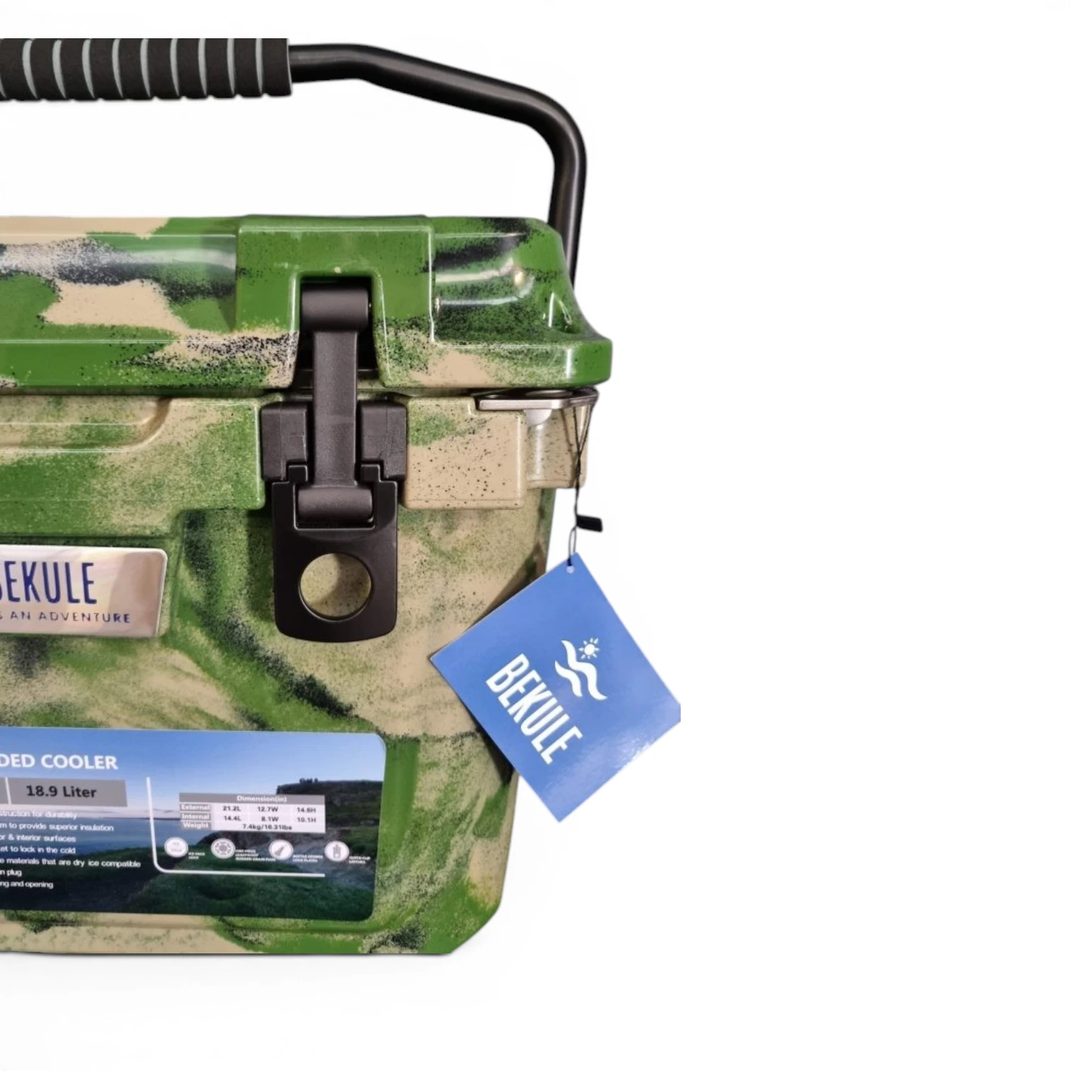 BEKULE 20 Coolbox ARMY CAMO Cooler Insulated -Built for any Adventure - Image 5