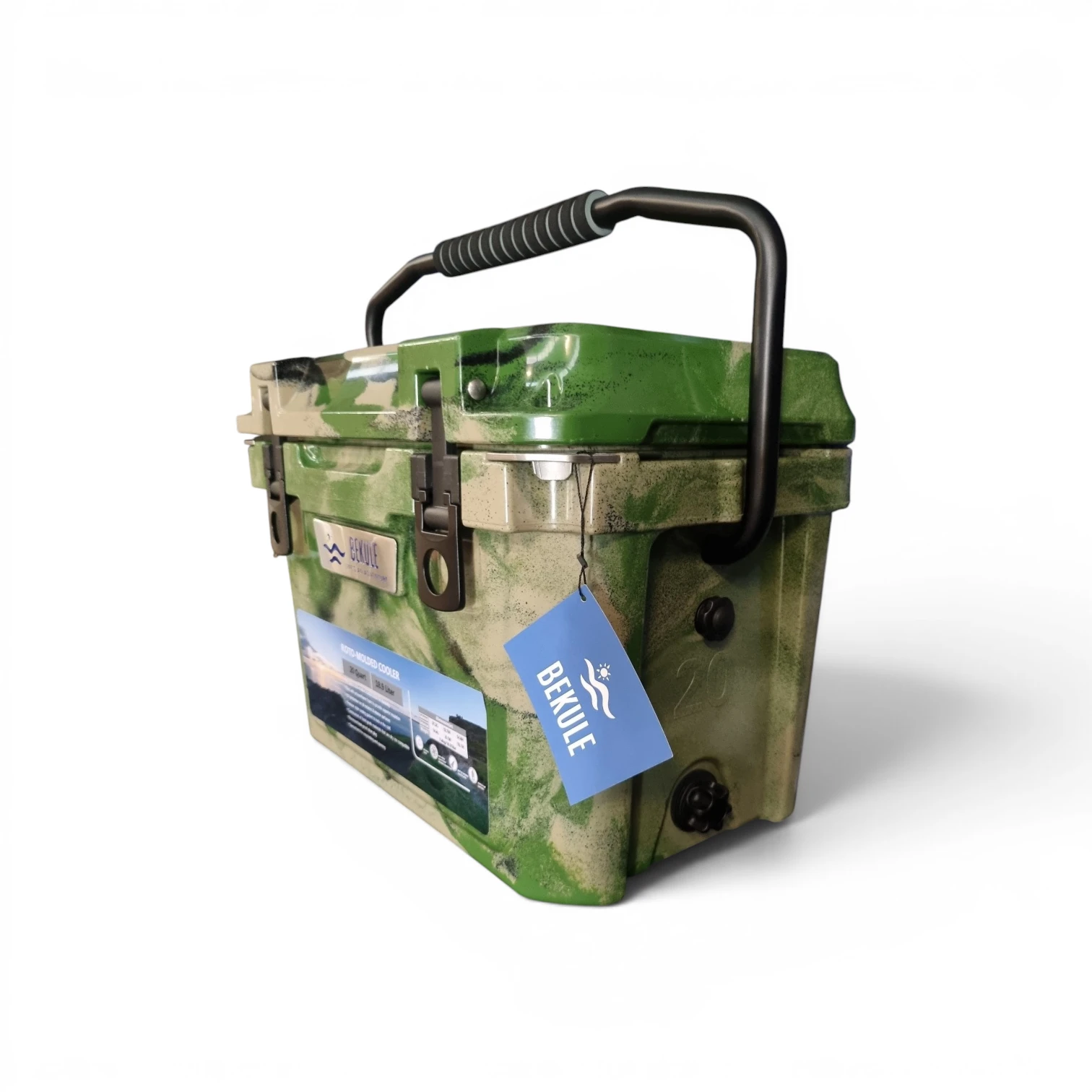BEKULE 20 Coolbox ARMY CAMO Cooler Insulated -Built for any Adventure - Image 6