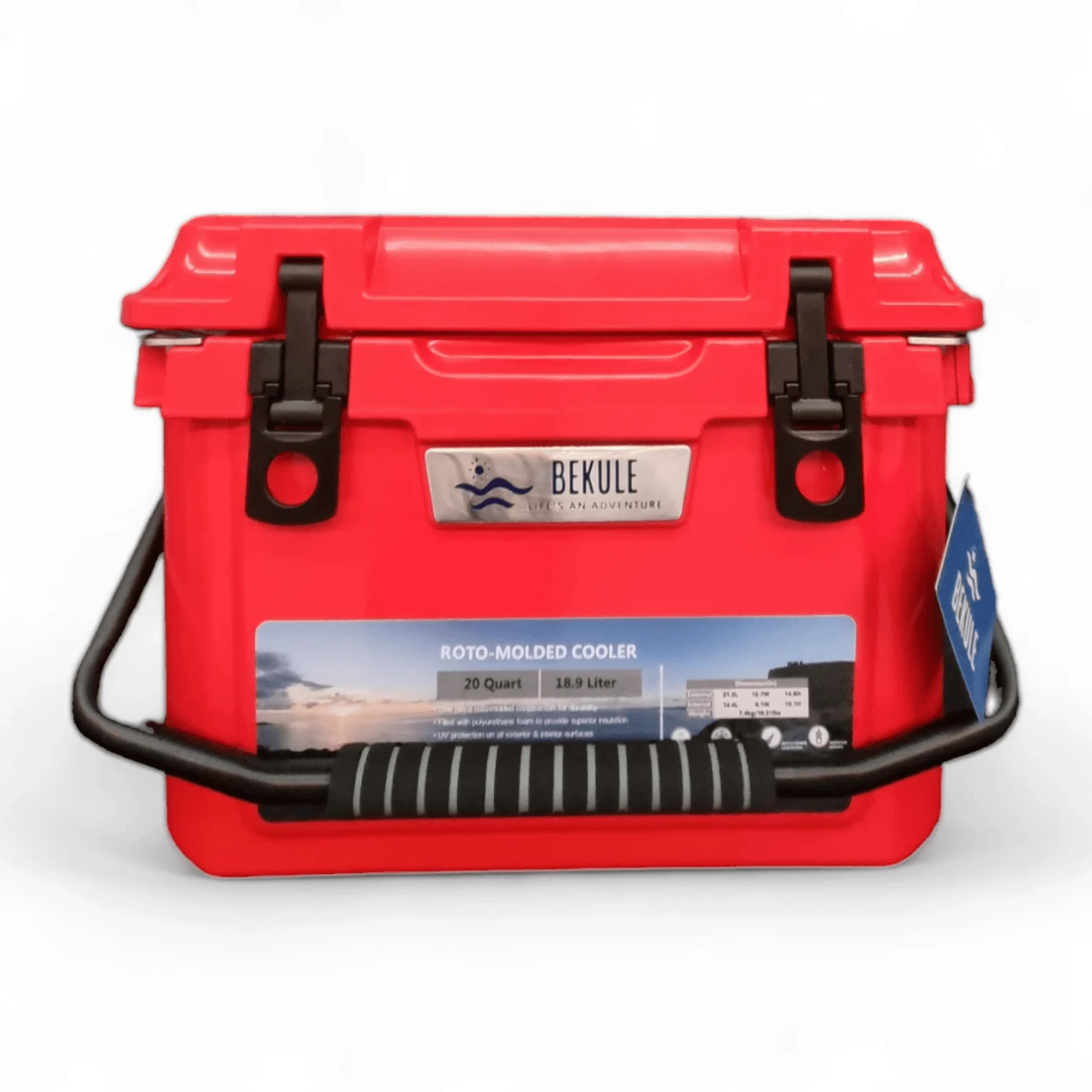 BEKULE 20 Coolbox RED Cooler Insulated -Built for any Adventure