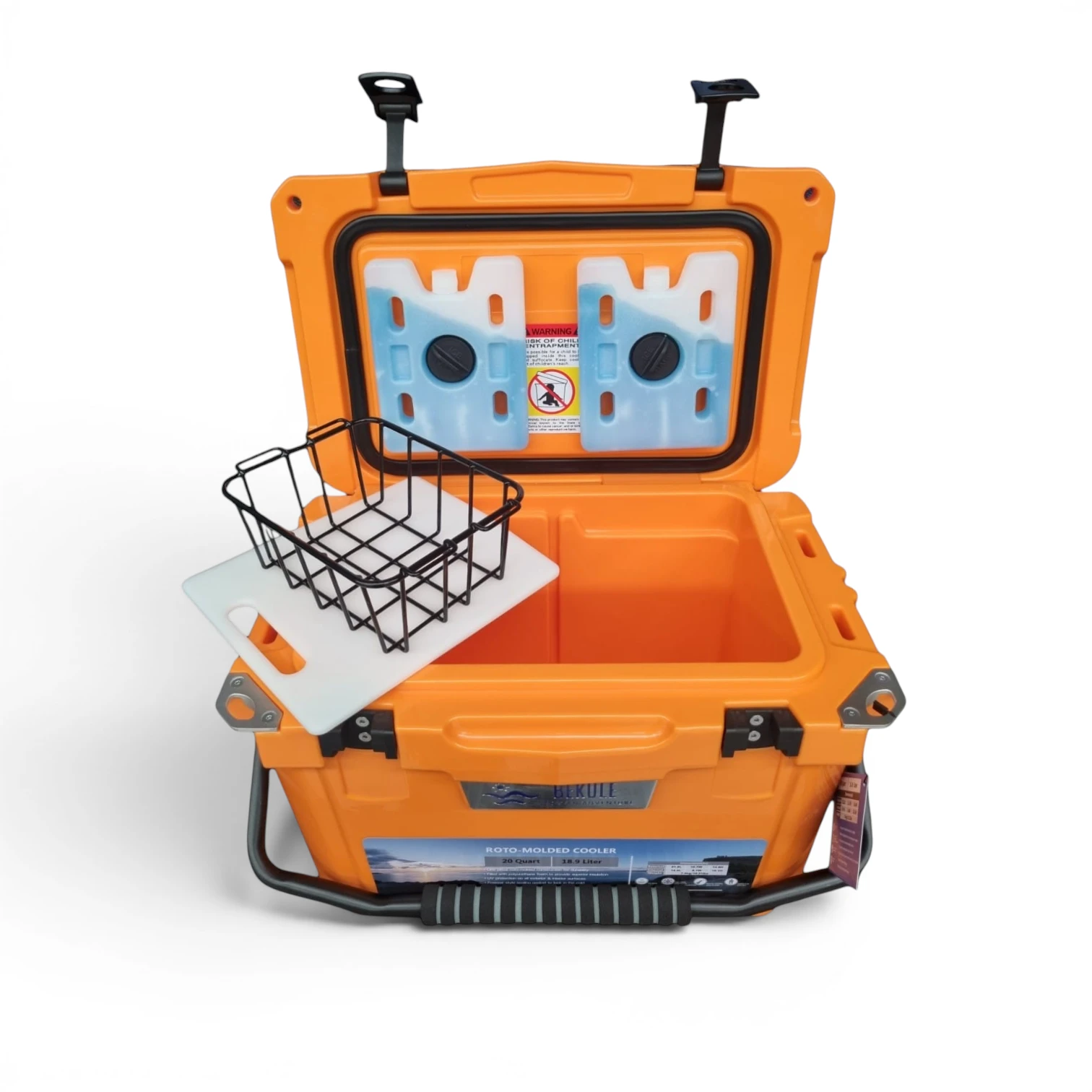 BEKULE 20 Coolbox ORANGE Cooler Insulated -Built for any Adventure - Image 8