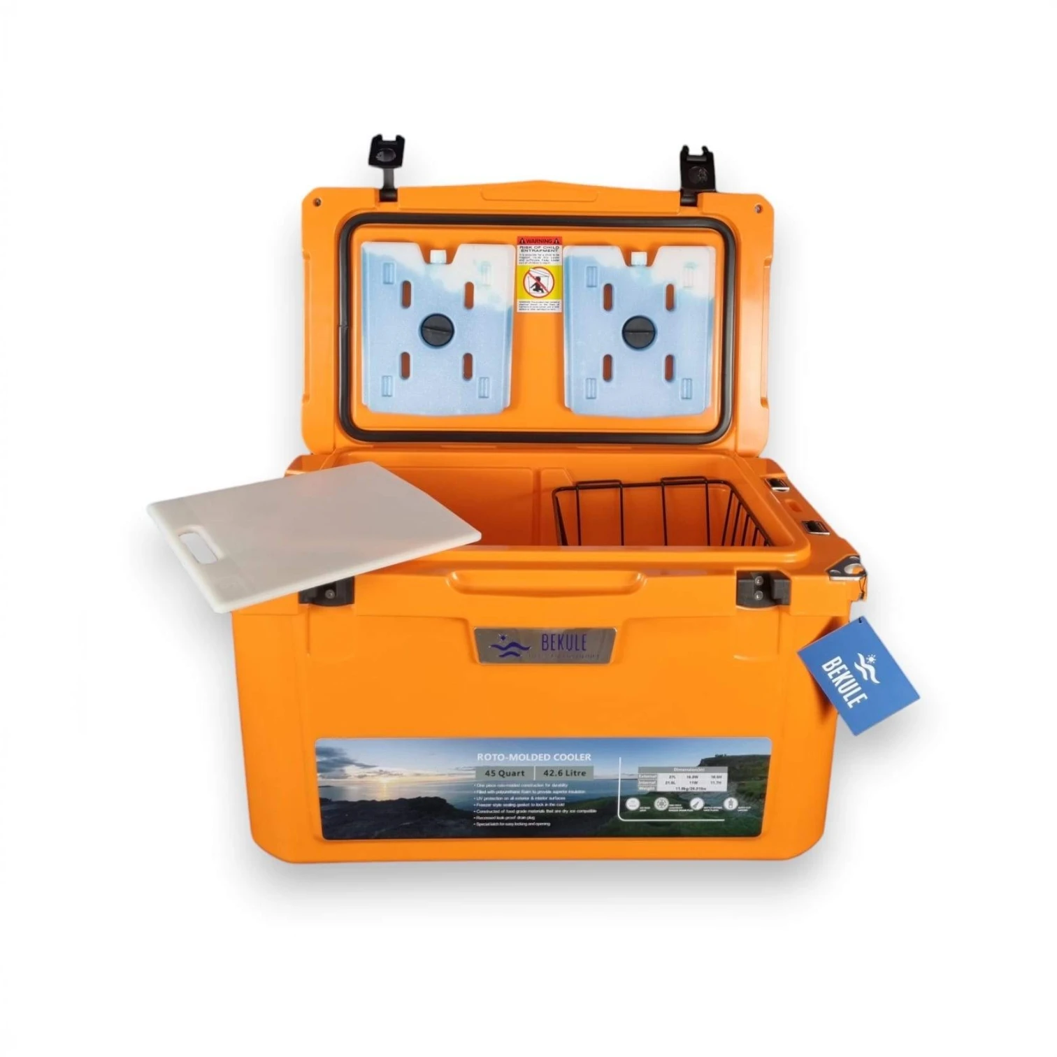 BEKULE 20 Coolbox ORANGE Cooler Insulated -Built for any Adventure - Image 7