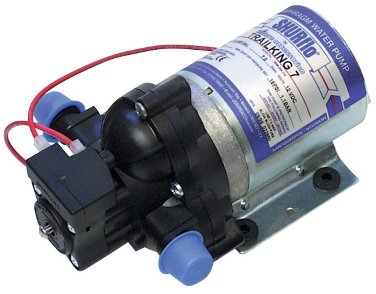 30psi Shurflo Trail king 10 litre per minute pressurised 12 waterpump 10.6l