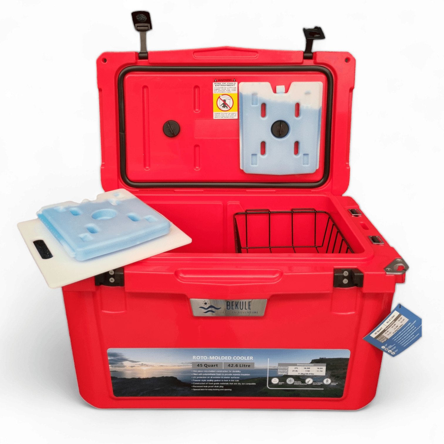BEKULE 45 Coolbox RED - Image 2