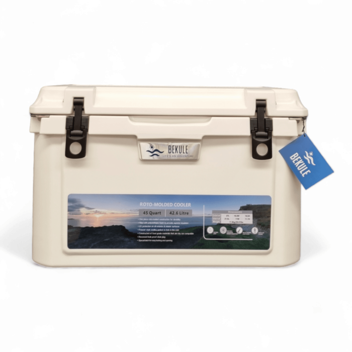 BEKULE 45 Coolbox WHITE Cooler Insulated -Built for any Adventure
