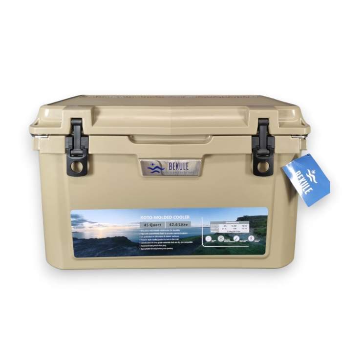 BEKULE 45 Coolbox SAND Cooler Insulated -Built for any Adventure