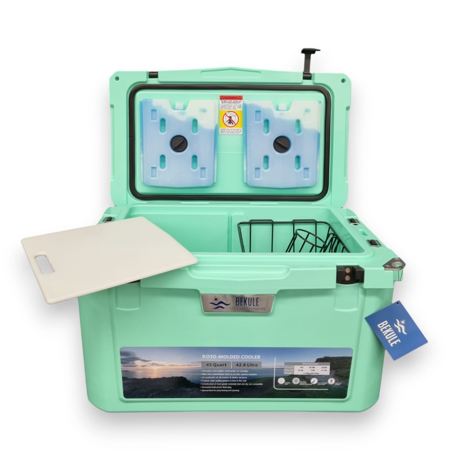 BEKULE 45 Coolbox SEAFOAM Cooler - Image 2