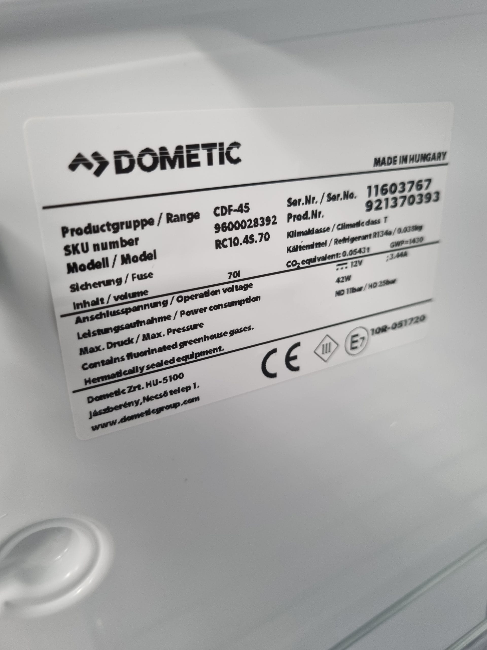 DOMETIC RC10.4S.70 9600028395 COMPRESSOR FRIDGE 12v only OEM Sale - Image 3