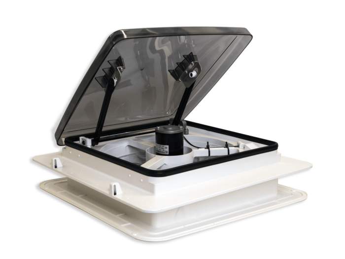Maxxfan Standard TINT CLEAR 400x400 ROOF VENT Inc Remote control maxxair
