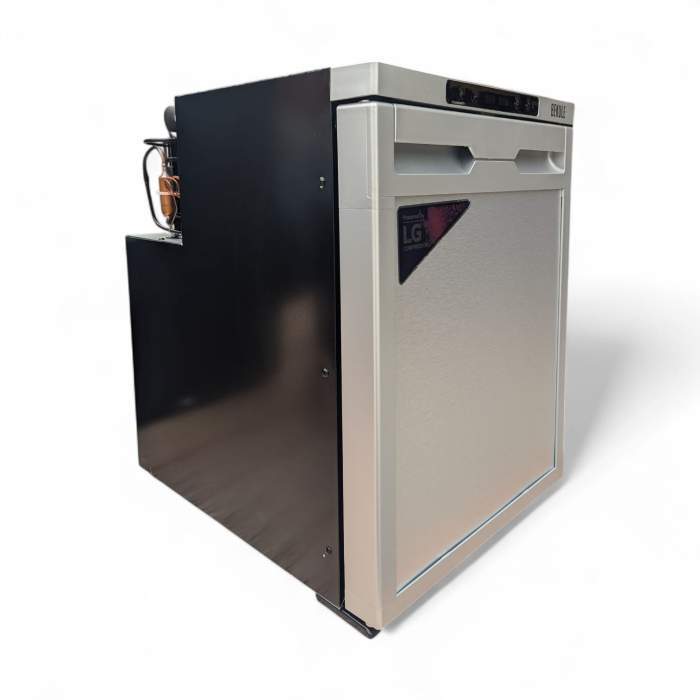 bekule silver 50l compressor fridge by alpicool bk50