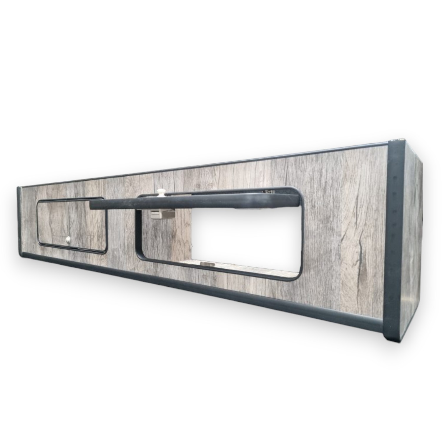 1200mm Santa Fe Oak Overhead Lockers camper RaceVan lightweight ply Campervan - Image 2