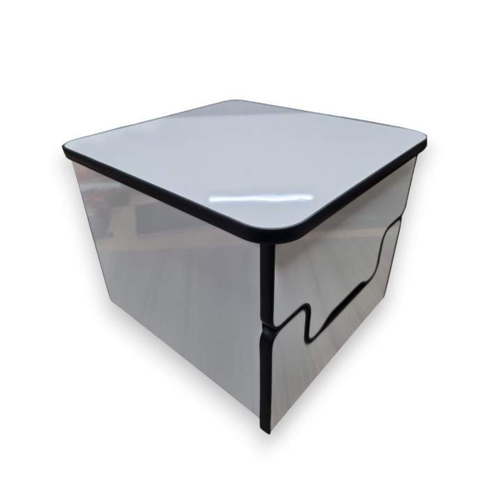 White Gloss Camper Toilet Storage Box For Thetford 135 and 335 Porta potti Buddy seat Boom Box - Image 2