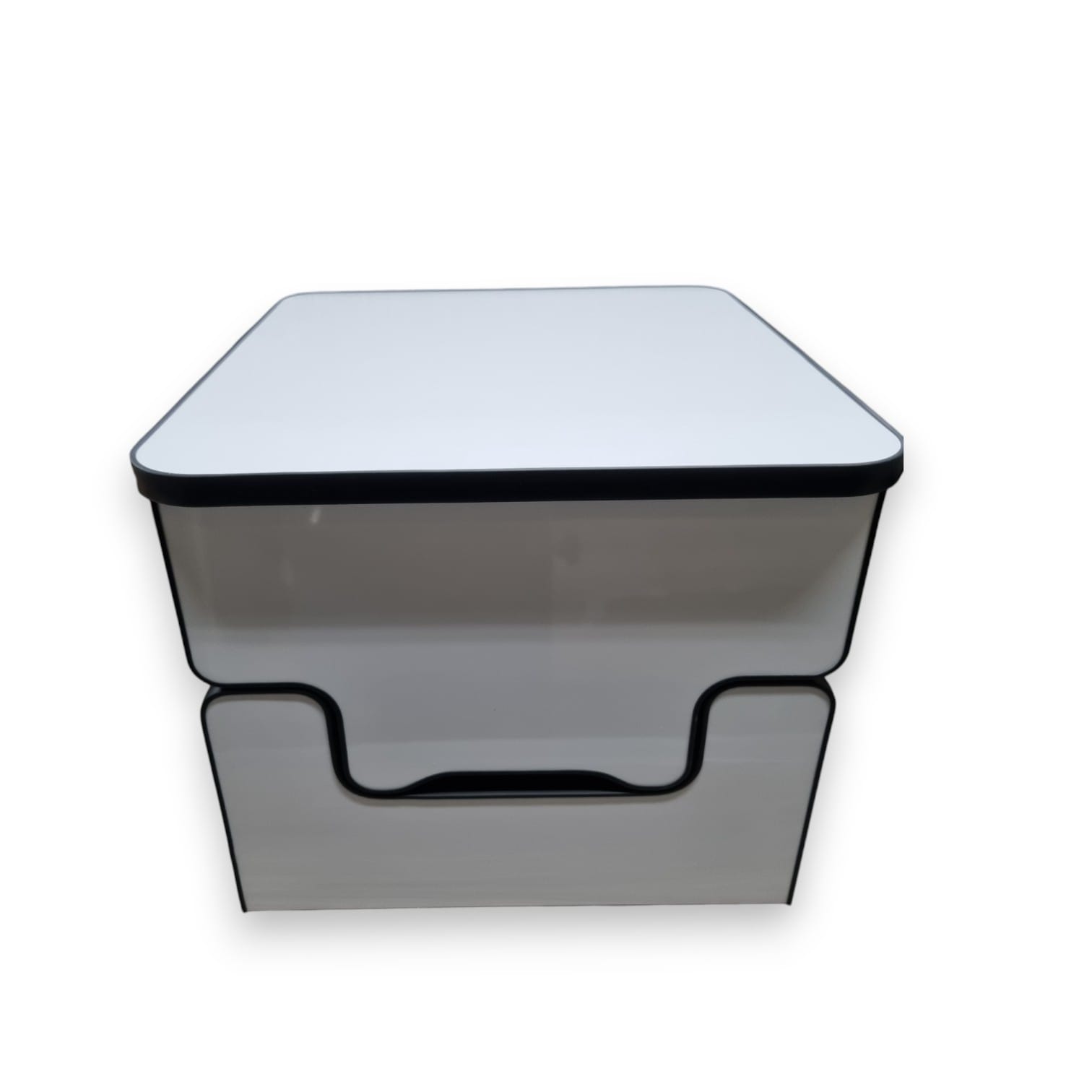 White Gloss Camper Toilet Storage Box For Thetford 135 and 335 Porta potti Buddy seat Boom Box