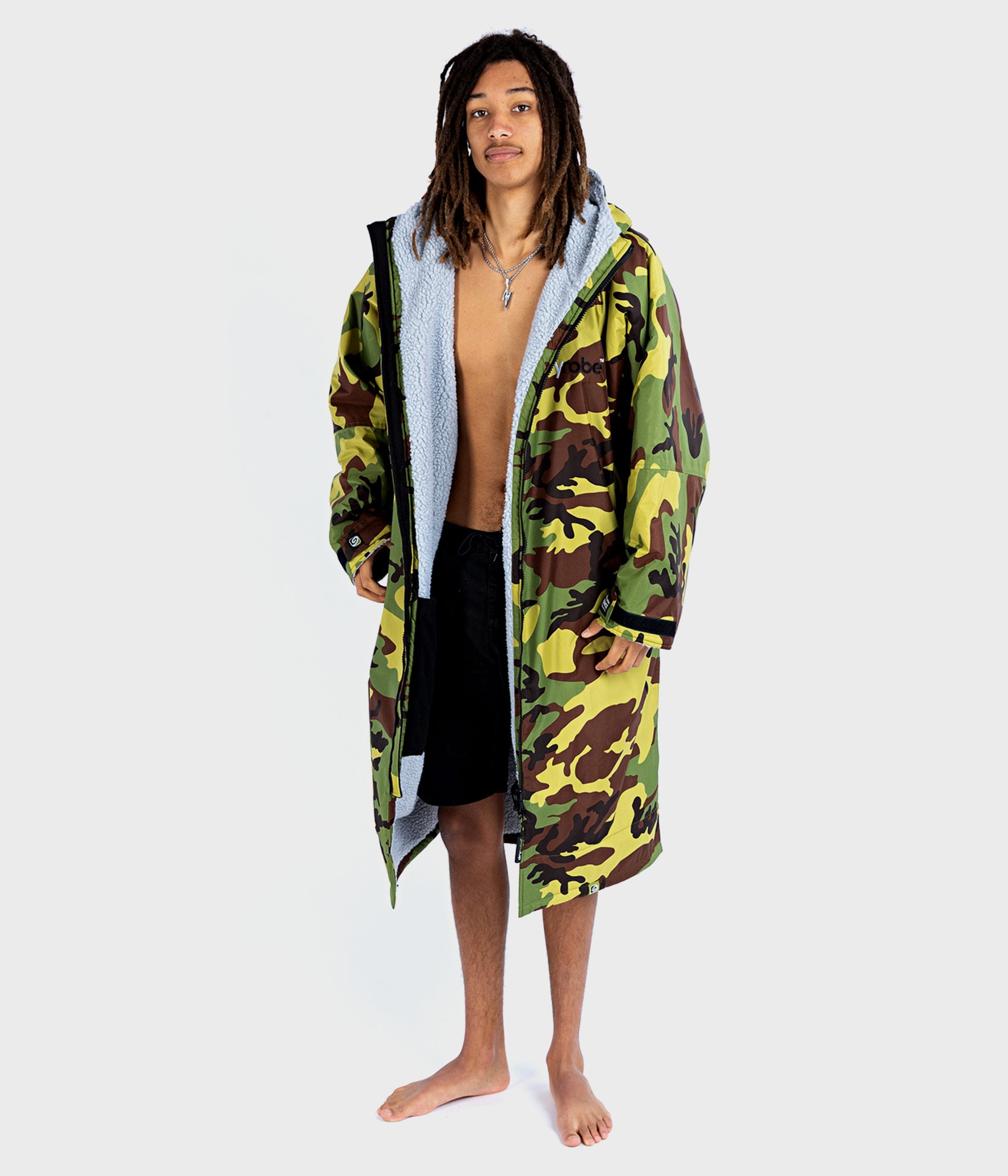 dryrobe® Advance | Long Sleeve Camo Grey - Image 4