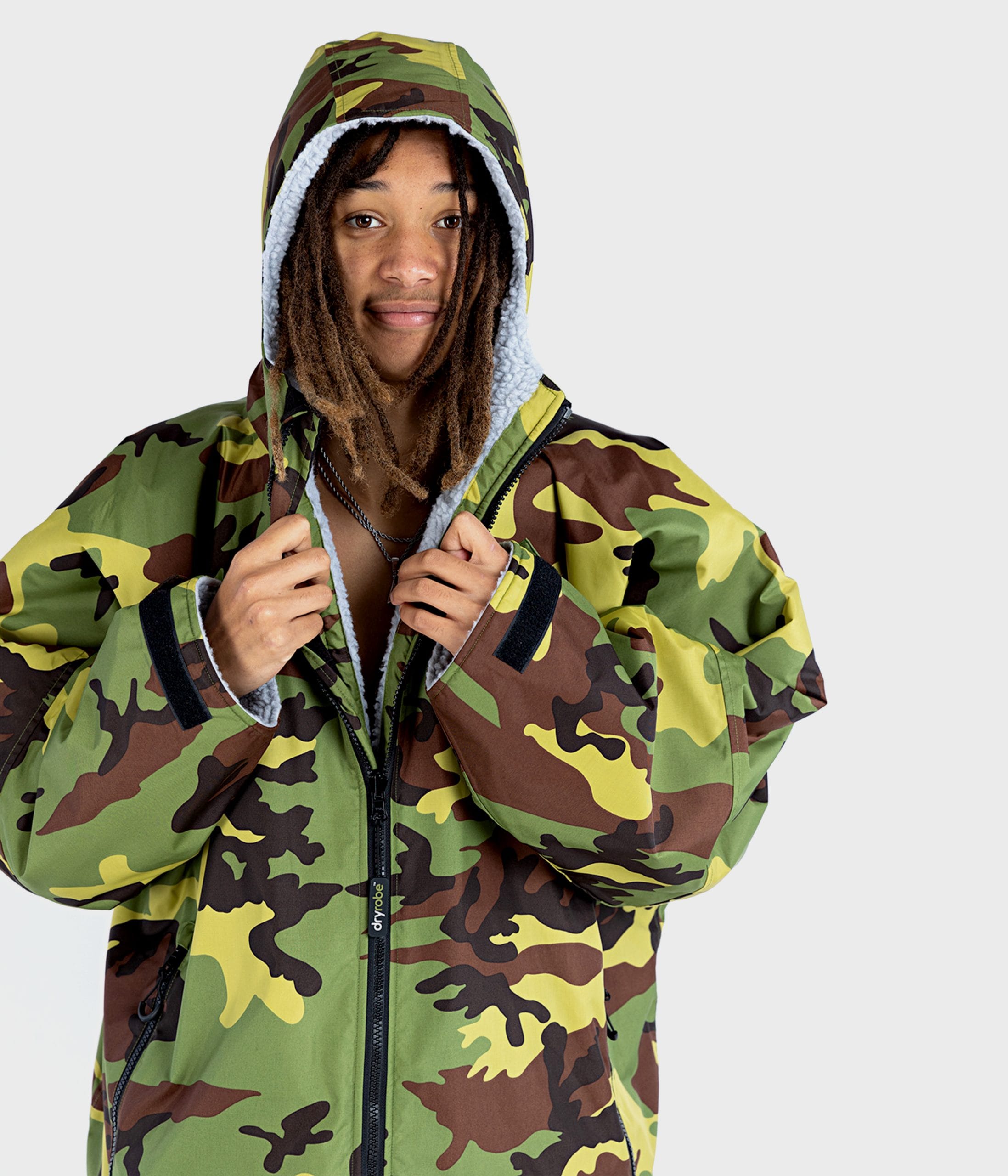 dryrobe® Advance | Long Sleeve Camo Grey - Image 5