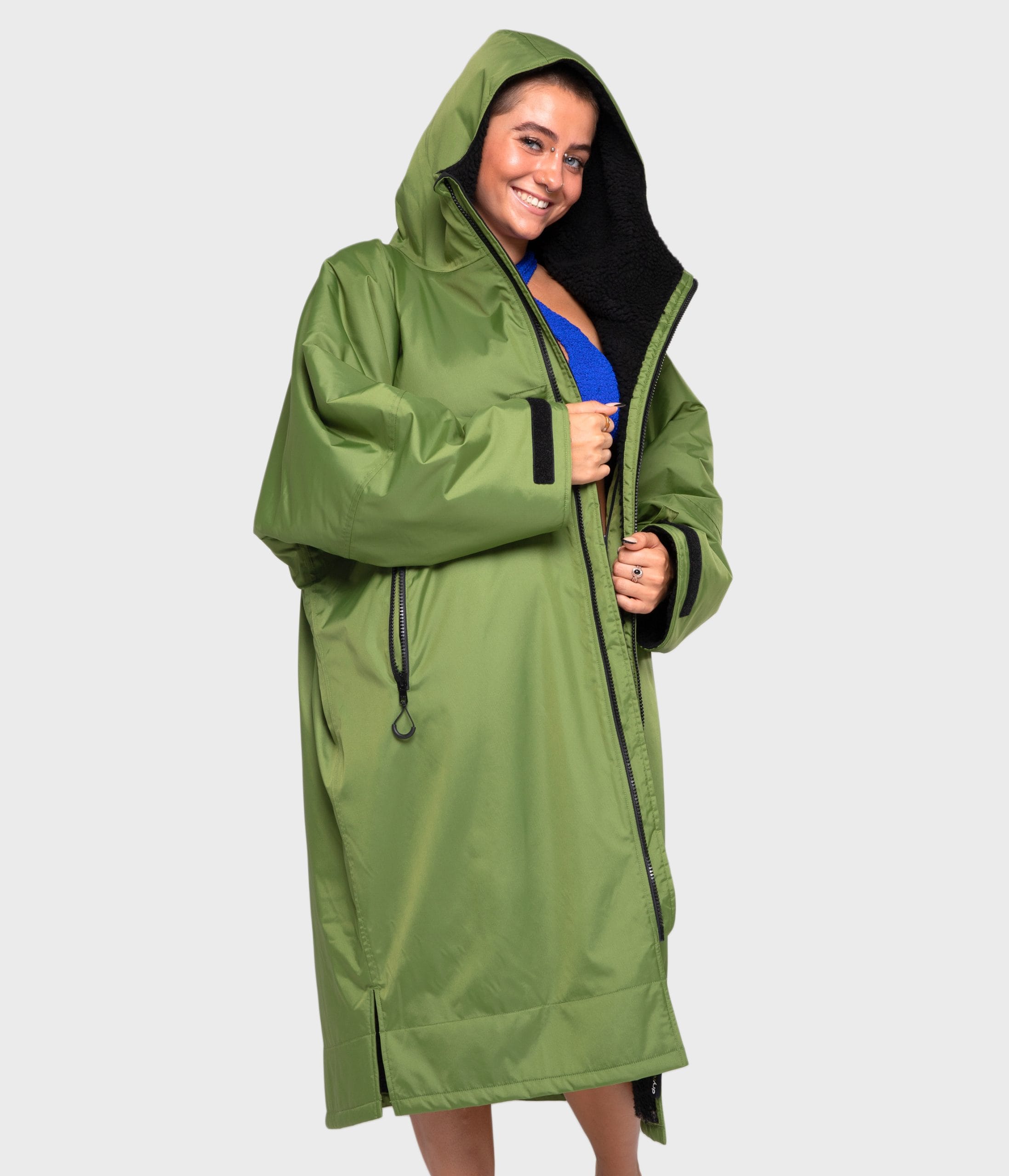 dryrobe® Advance | Long Sleeve - Forest Green Black - Image 5