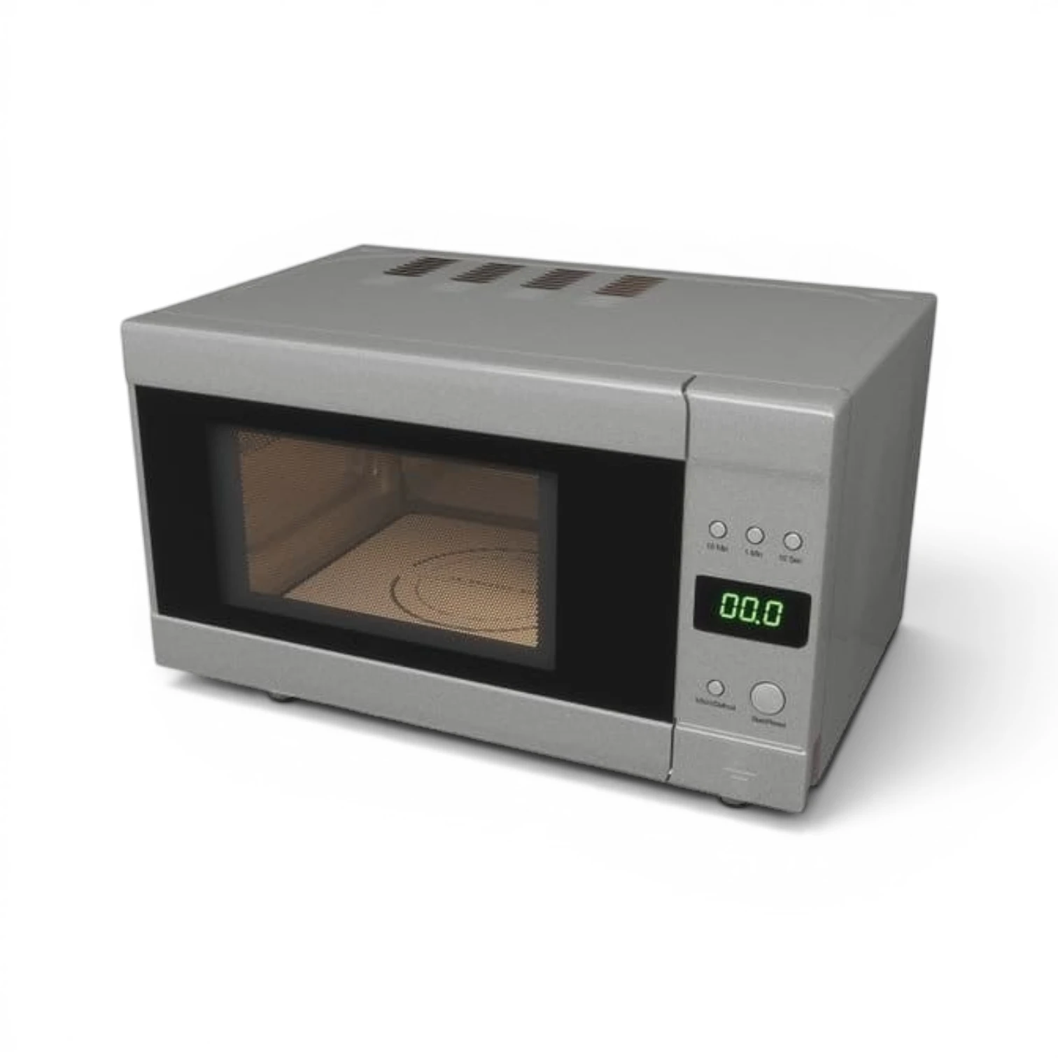 20l Silver 700W Flatbed Microwave non turntable design