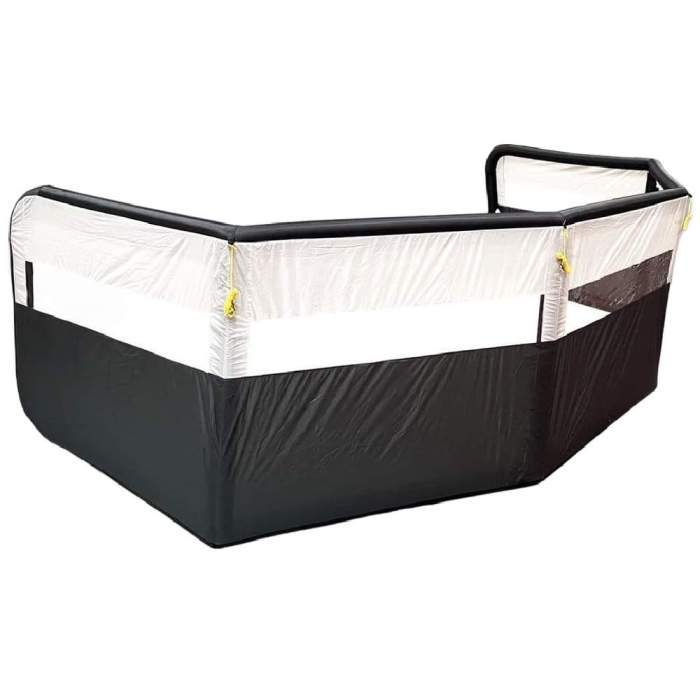 Royal Leisure Air 5 Fixed Panel Inflatable Windbreak including pump windbreaker