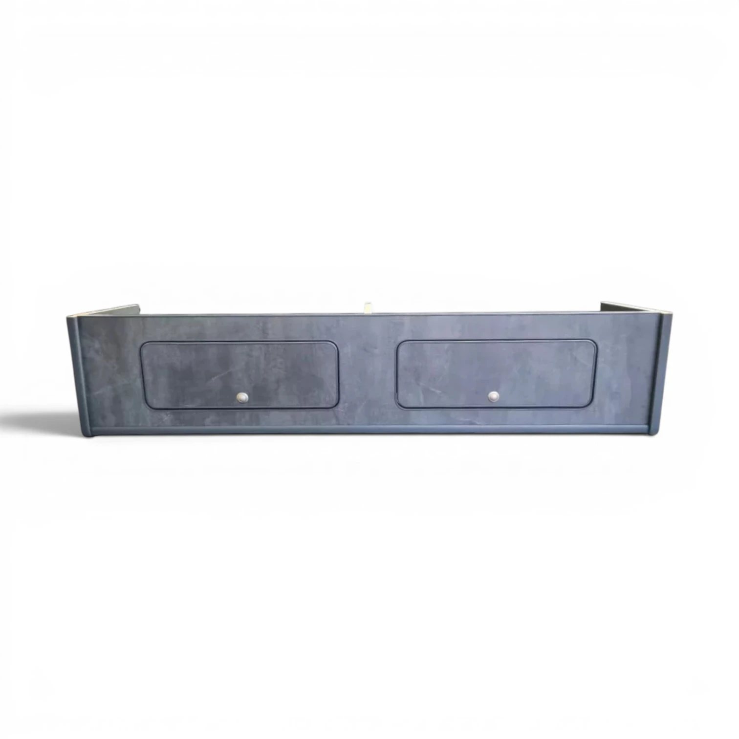 1000mm Silver Grey Slate Metal Overhead Lockers camper Race Van lightweight ply Campervan Trimmed