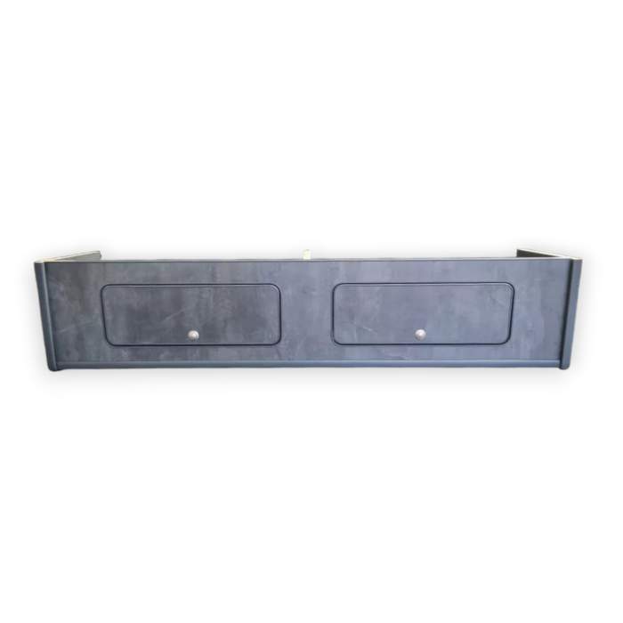 1200mm Silver Grey Slate Metal Overhead Lockers camper RaceVan lightweight ply Campervan