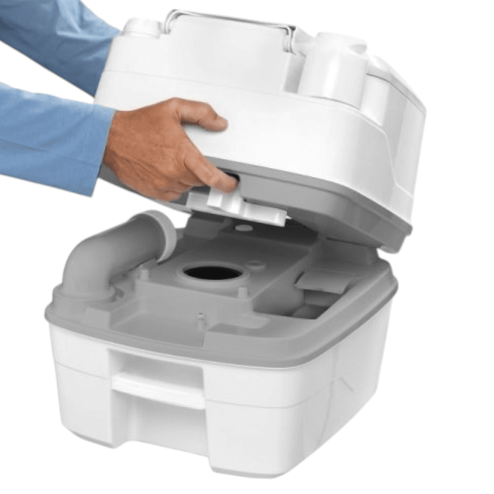 THETFORD PORTA POTTI QUBE 335 portable chemical loo suits tents camper t5 t6 vw - Image 3