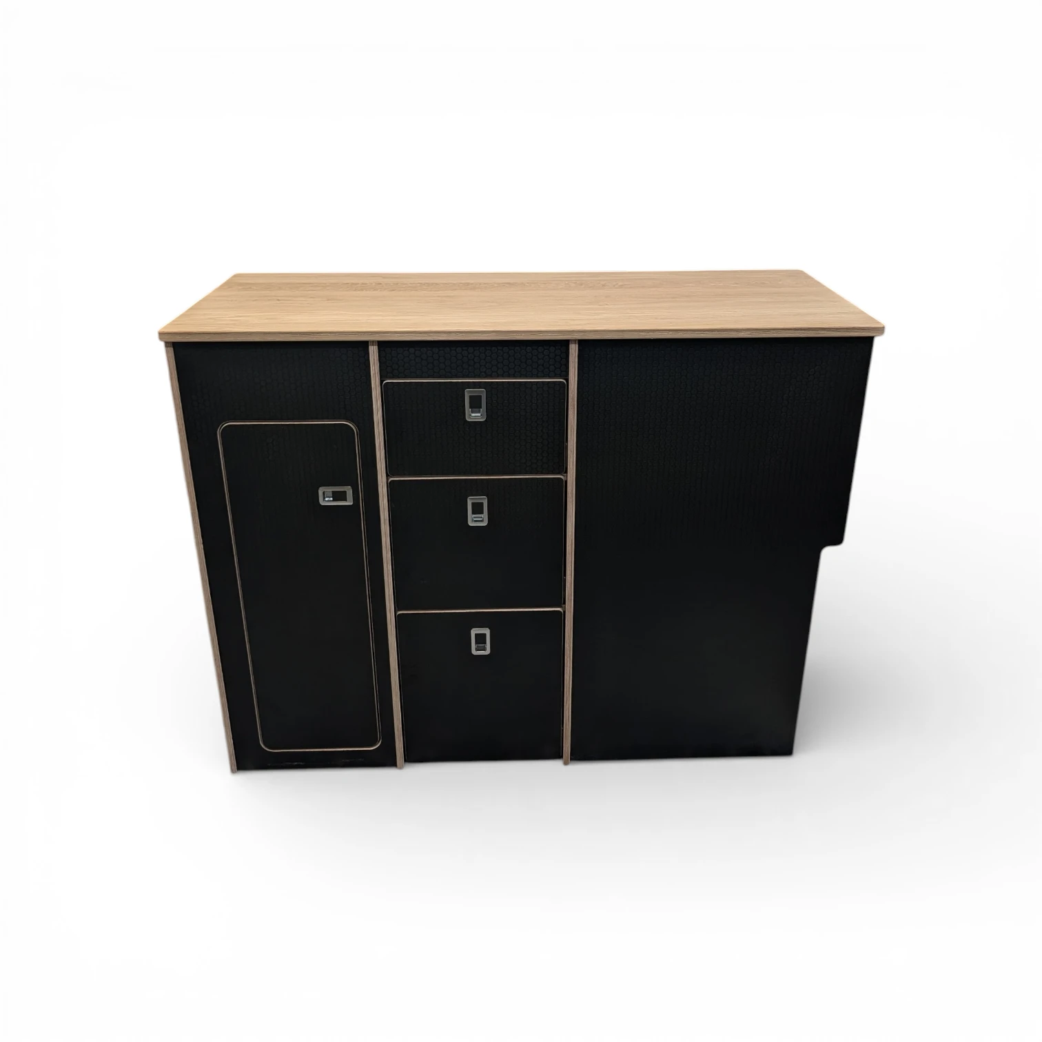 1220mm Birch HEXA KITCHEN POD FOR 50L FRIDGE Racevan Crafter MAN TGE