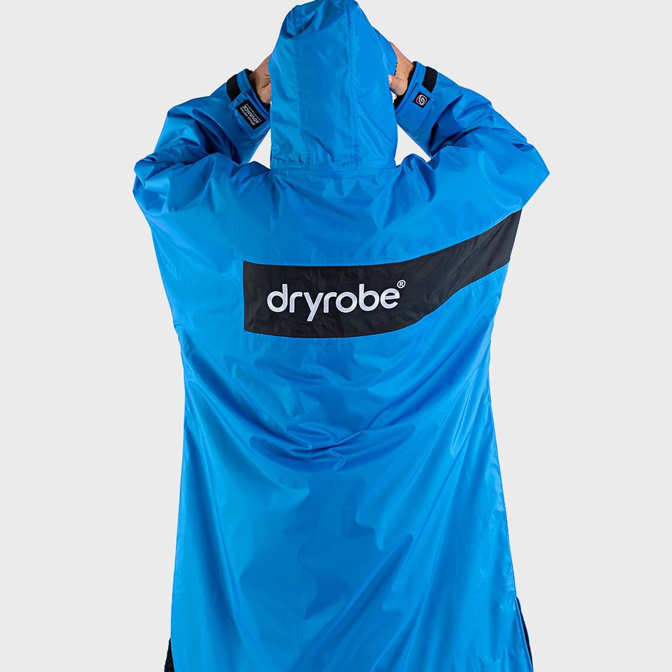 dryrobe® Advance Kids | Remix Range | Long Sleeve - COBALT BLUE BLACK SIZE 10-13 - Image 2