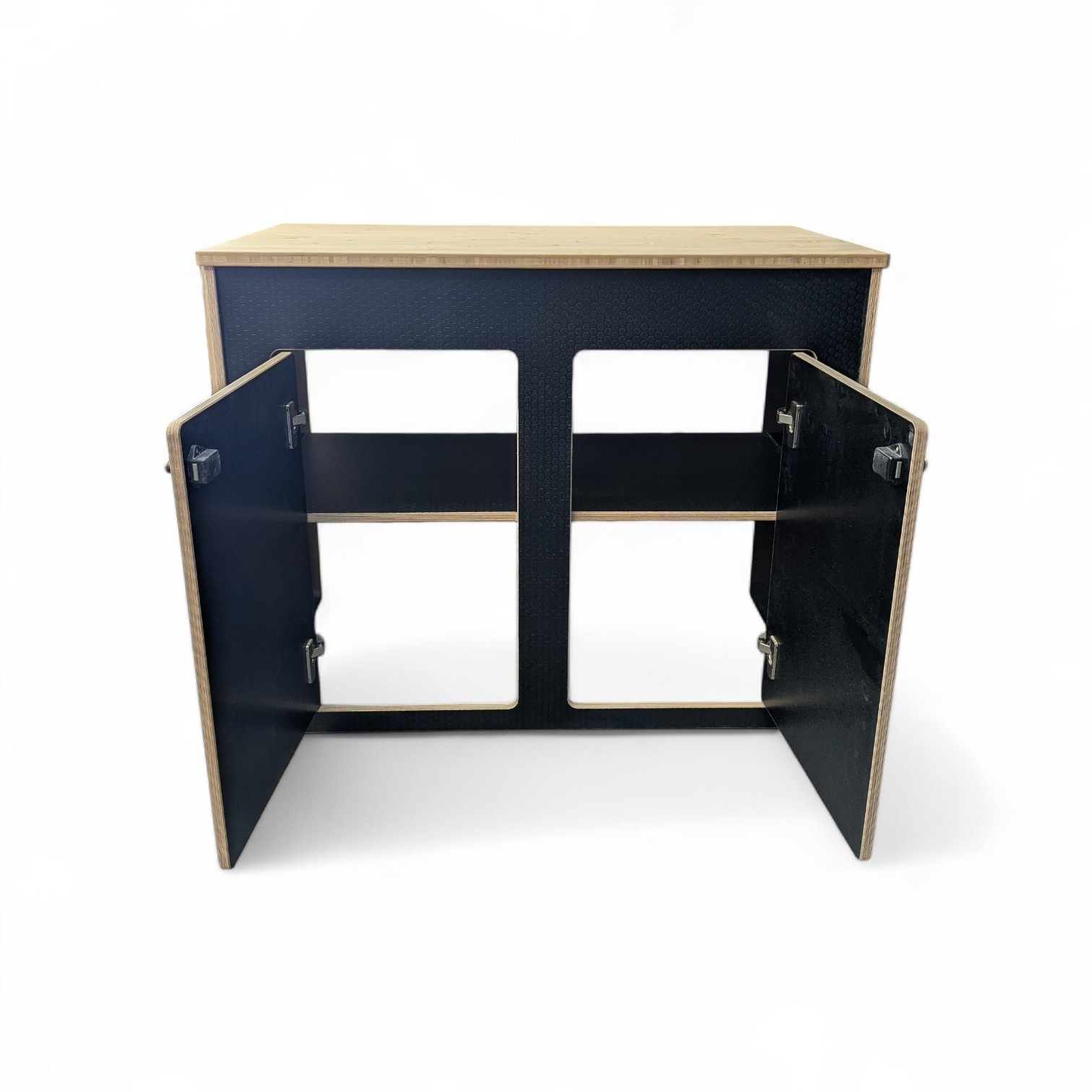 Birch Ply Hexa 2 DOOR Camper kitchen pod With Bamboo Top Camper Van 9222 Buffalo board Phenolic ply - Image 4