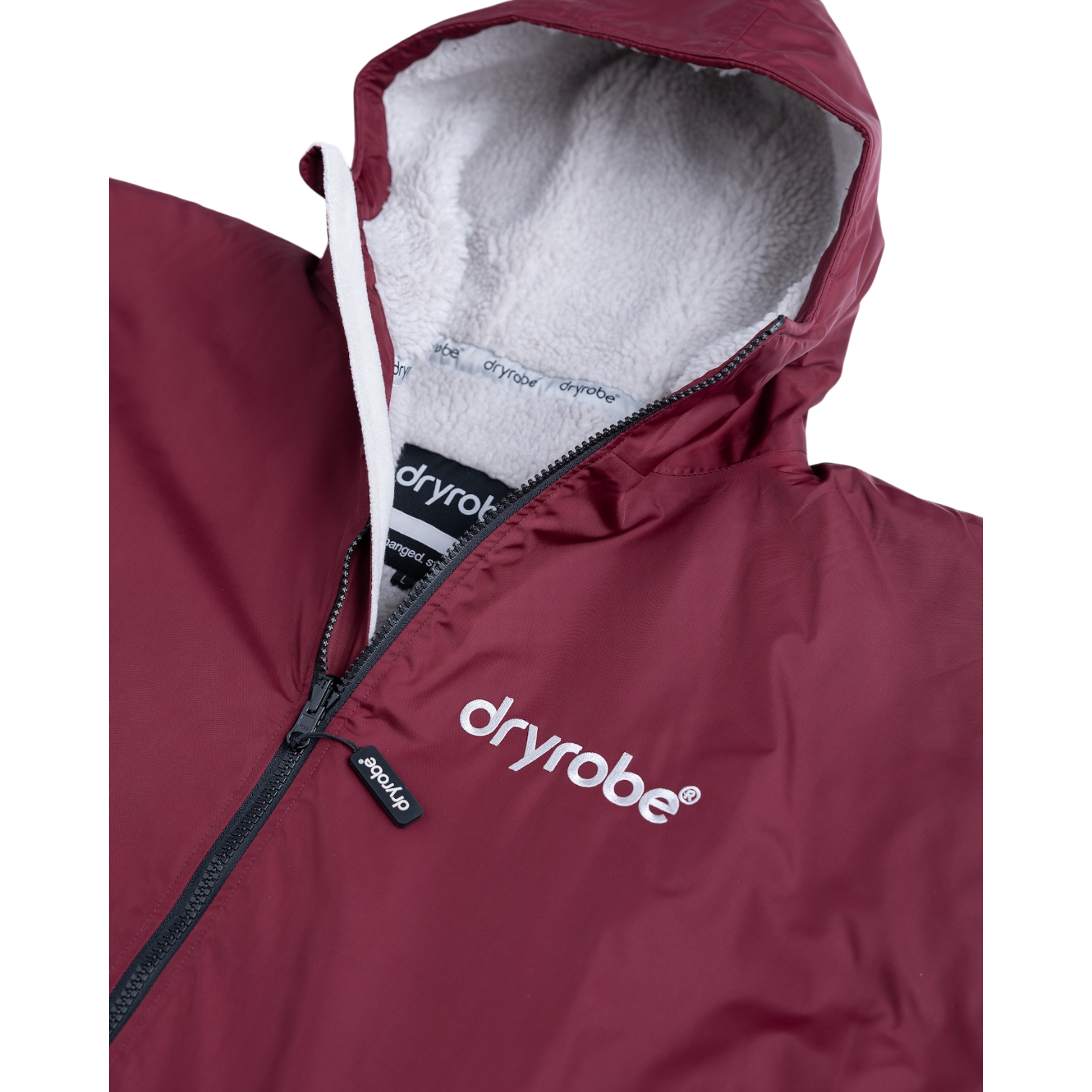 dryrobe® Advance | Long Sleeve - Burgundy Grey - Image 8